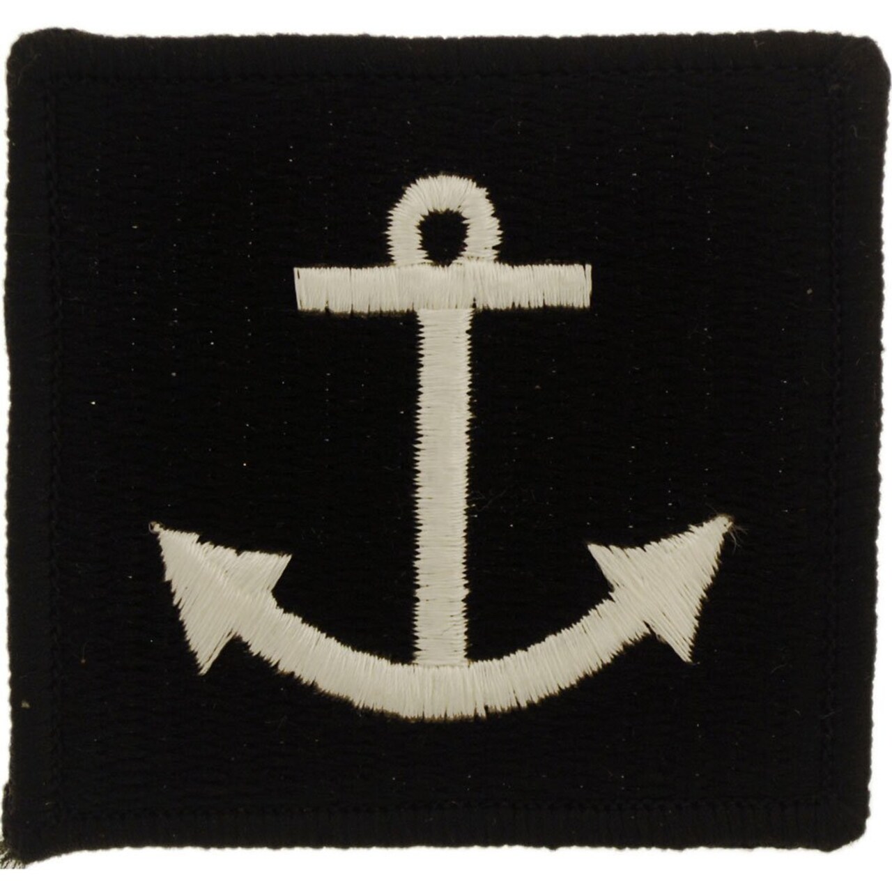 Eagle Emblems Patch-US Navy, Anchor (Black/White) (2-3/4&#x22;)
